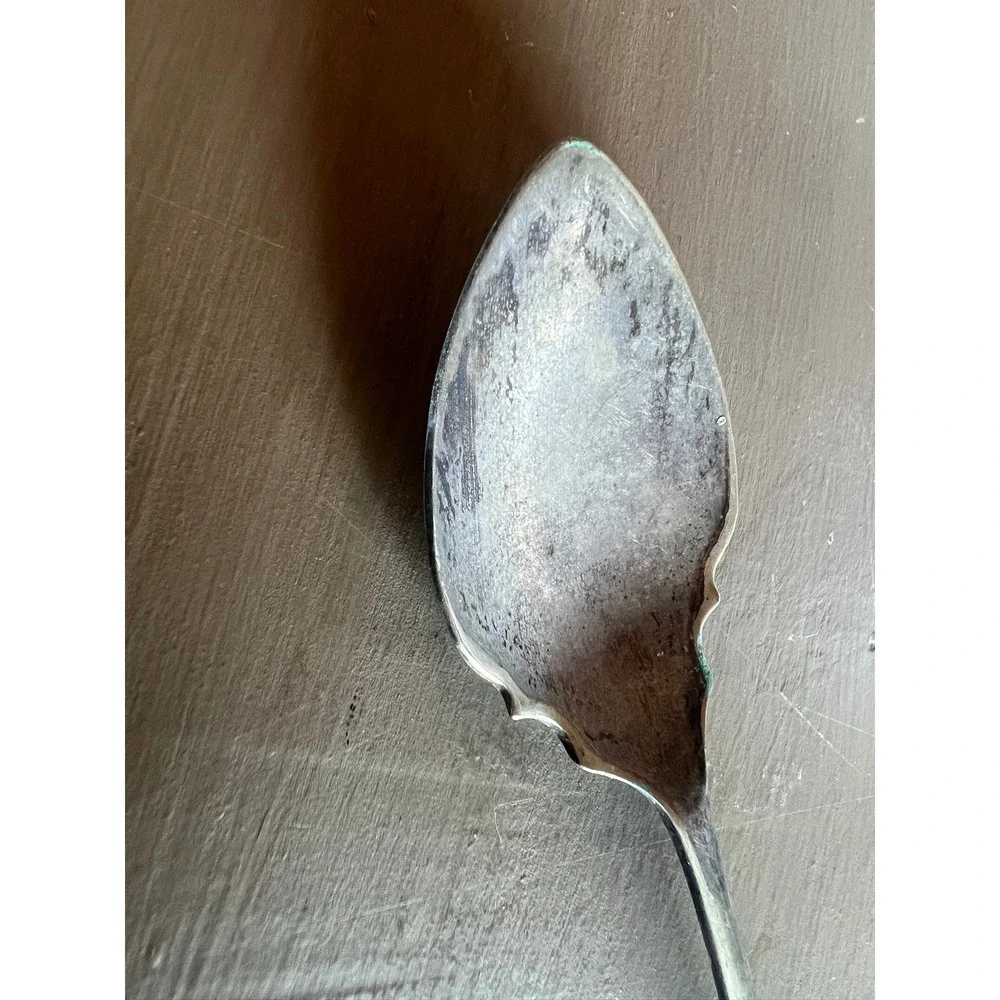 Vintage EPNS Silver Plated Salt Spoon 5